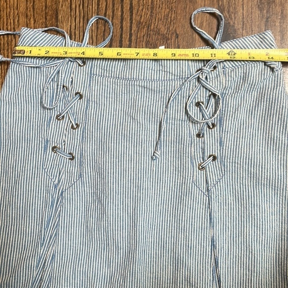 Free People Seersucker Stripe Skirt - Picture 8 of 9